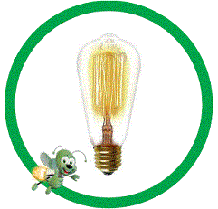 lampada filamento de carbono st64 40w casa jhs